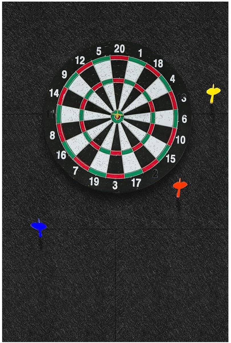 SolidKeus - Set van 6 Dartbord Wandbescherming 30 x 30 cm