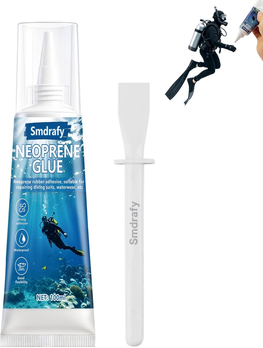 SolidKeus - 100 ml Neopreen Lijm, Waterdicht en Sneldrogend voor Reparaties