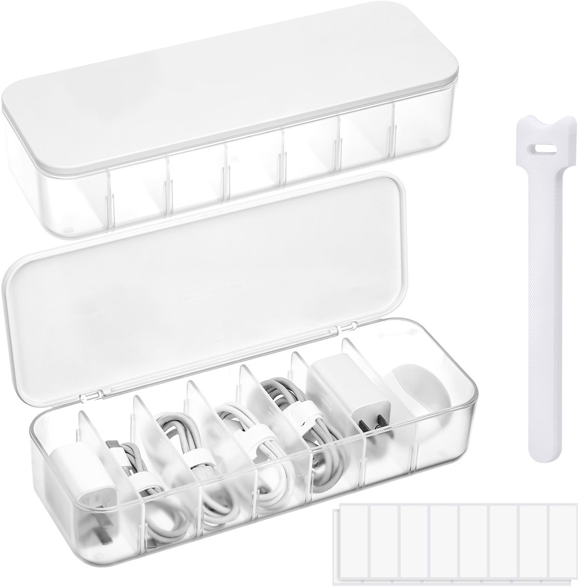SolidKeus - 2 Stuks Kabel Organizer met 14 Kabelbinders