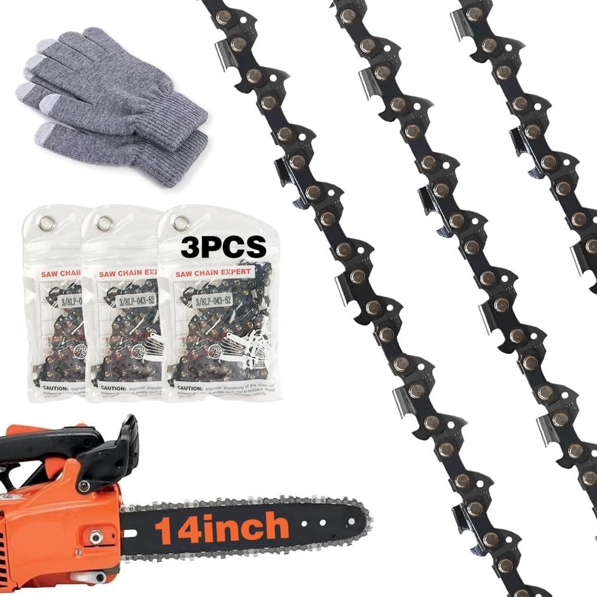 SolidKeus - Zaagketting met 52 Aandrijfschakels 35 cm