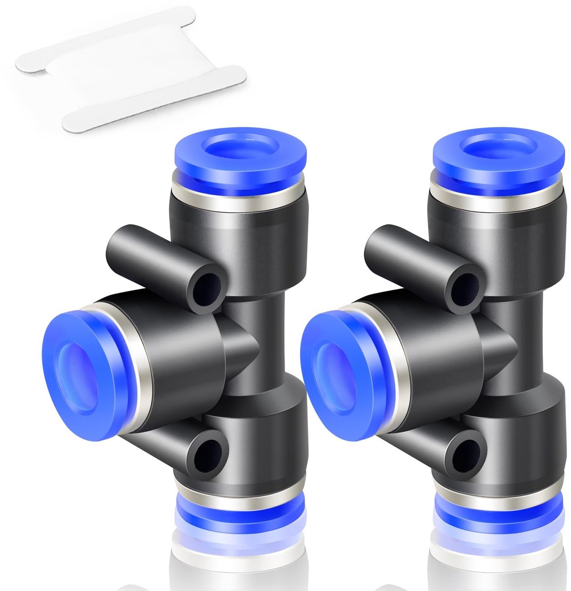 SolidKeus - 8mm T-Stuk Pneumatische Connector voor Luchtleidingen