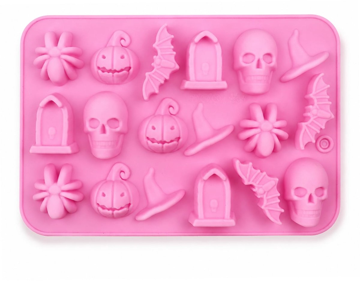 SolidKeus - Voedselveilige Siliconen Halloween Bakvorm met 6 Ontwerpen