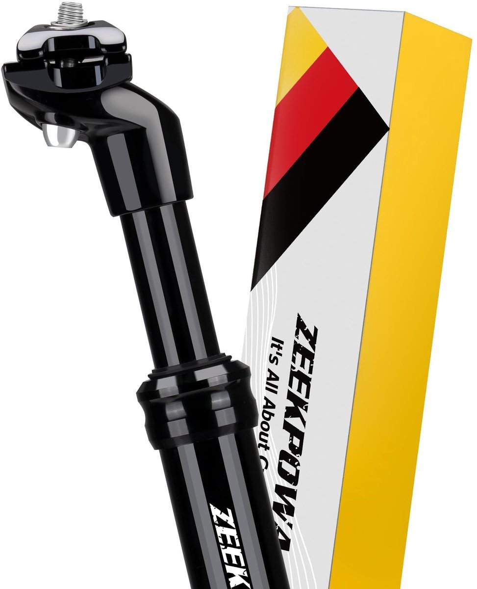 SolidKeus - Zadelpen met Vering 27.2 mm voor Diverse Fietsen