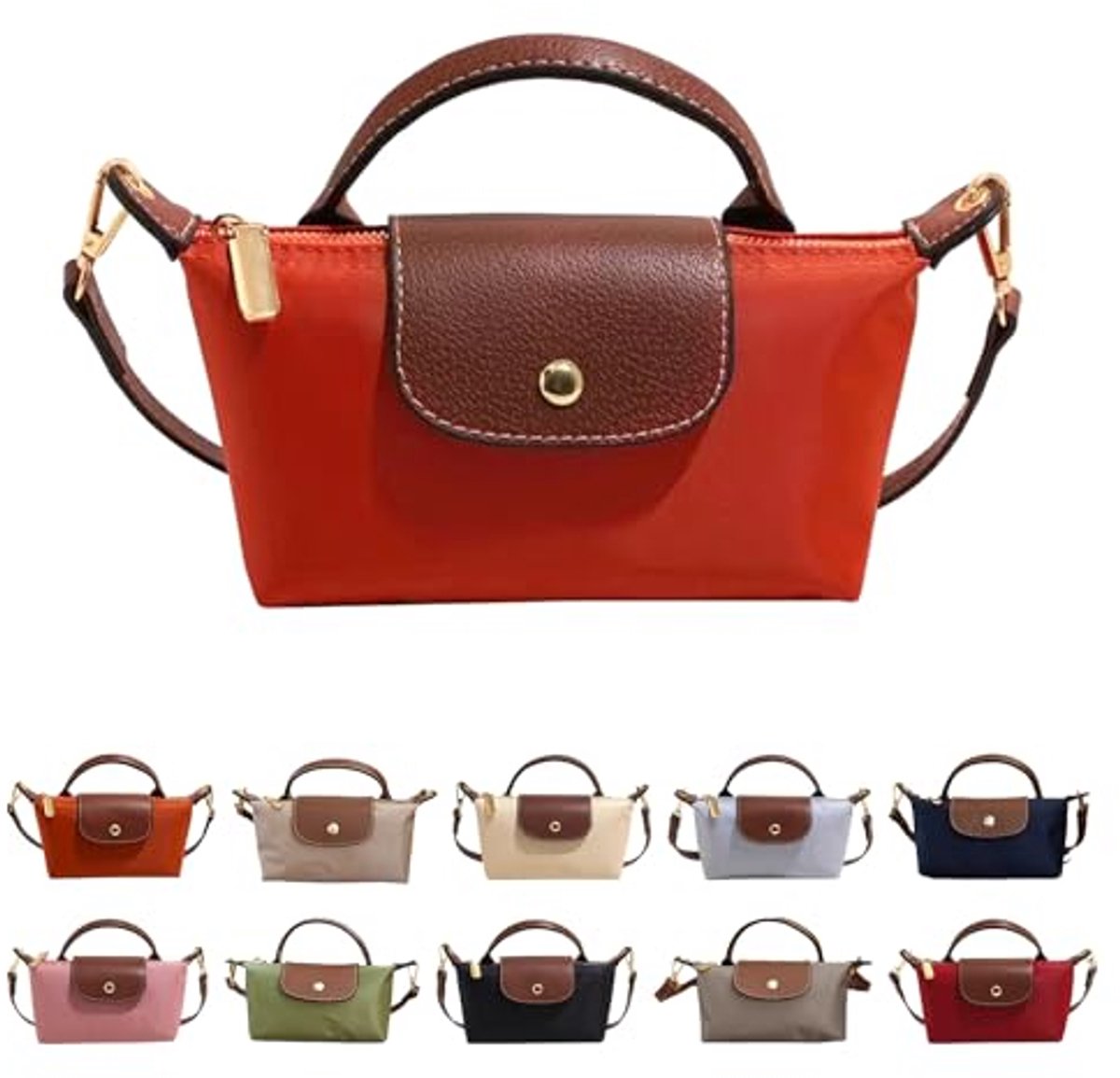Casalora Mini Crossbody Tas voor Vrouwen - Kleine Schoudertas met Verstelbare Band - Ruim Design met Ritszakken voor Telefoon en Sleutels - Lichtgewicht en Duurzaam PU Leer - Modieuze Kleuren voor Dagelijks Gebruik en Reizen