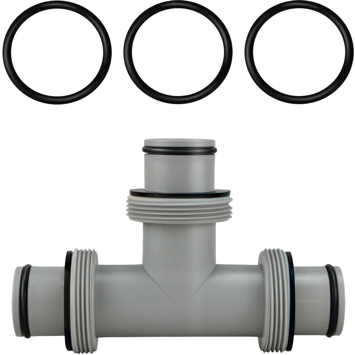 SolidKeus - 2-Weg Verbinder voor 38 mm Tuinslangen, Voor Zwembaden
