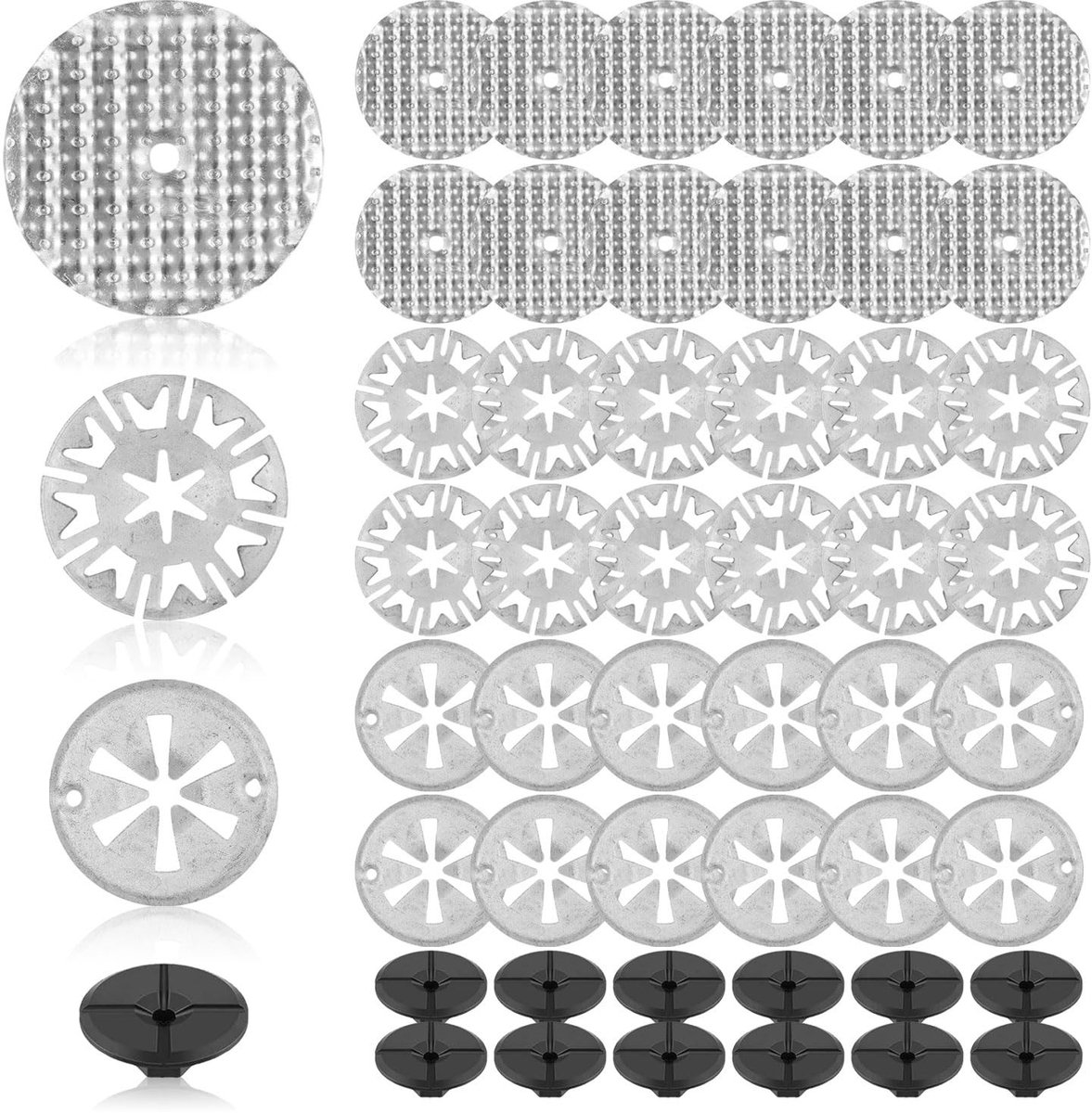 Omgoods - Hitbeschermingsplaat Reparatieset voor Auto met Klemmen en Moeren