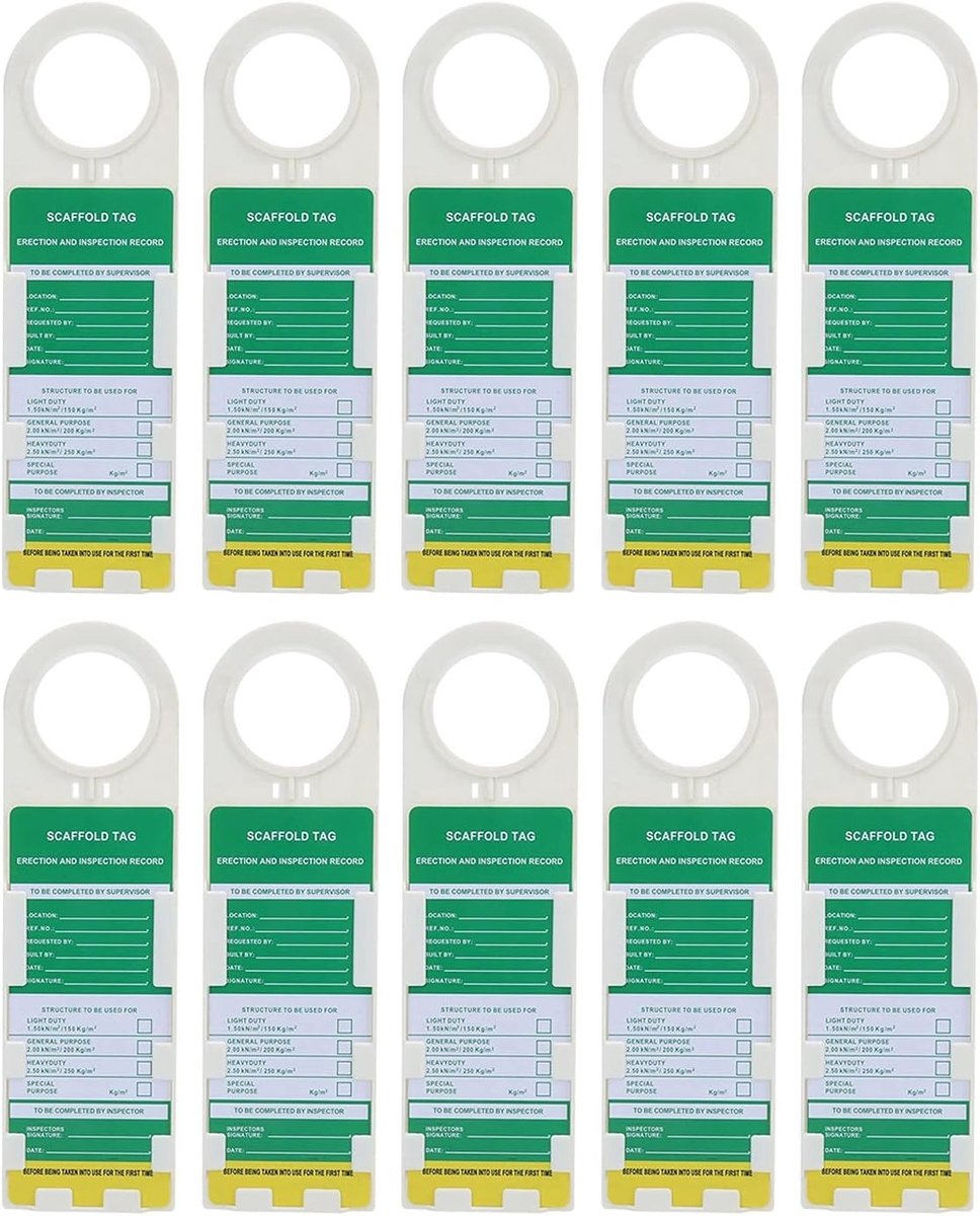 Steigertag 10PCS - Ongevallenpreventie - Buiten - Veiligheid - Familie - Duurzaam