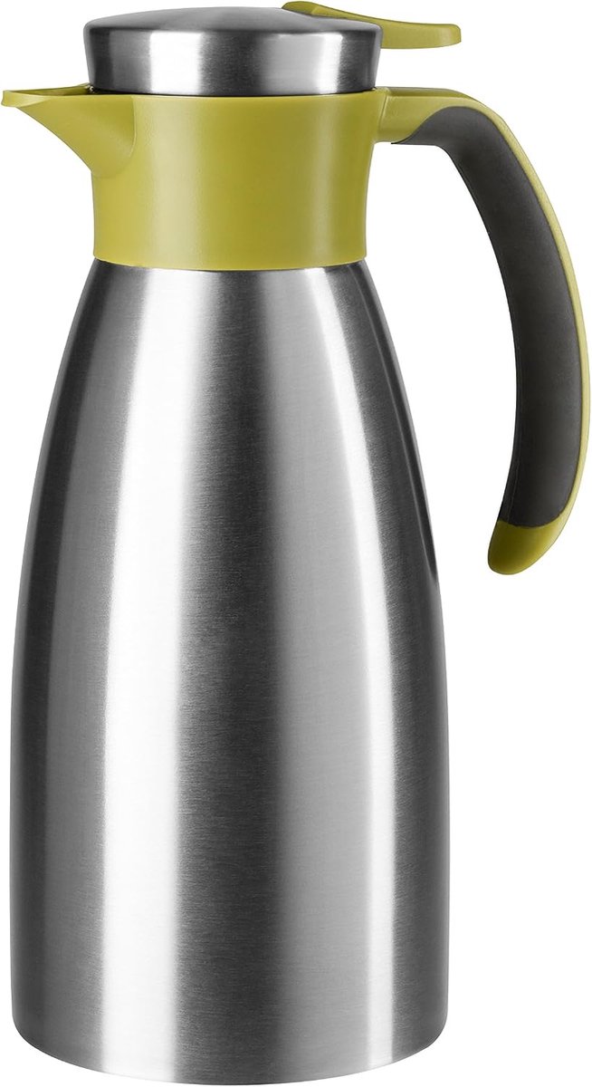 Thermoskan RVS - Isolatiekan Dranken - Dranken Warm Houden - 100% Lekdicht - 1 Liter - Zwart — cadeau in Koken & Dineren - foto 6