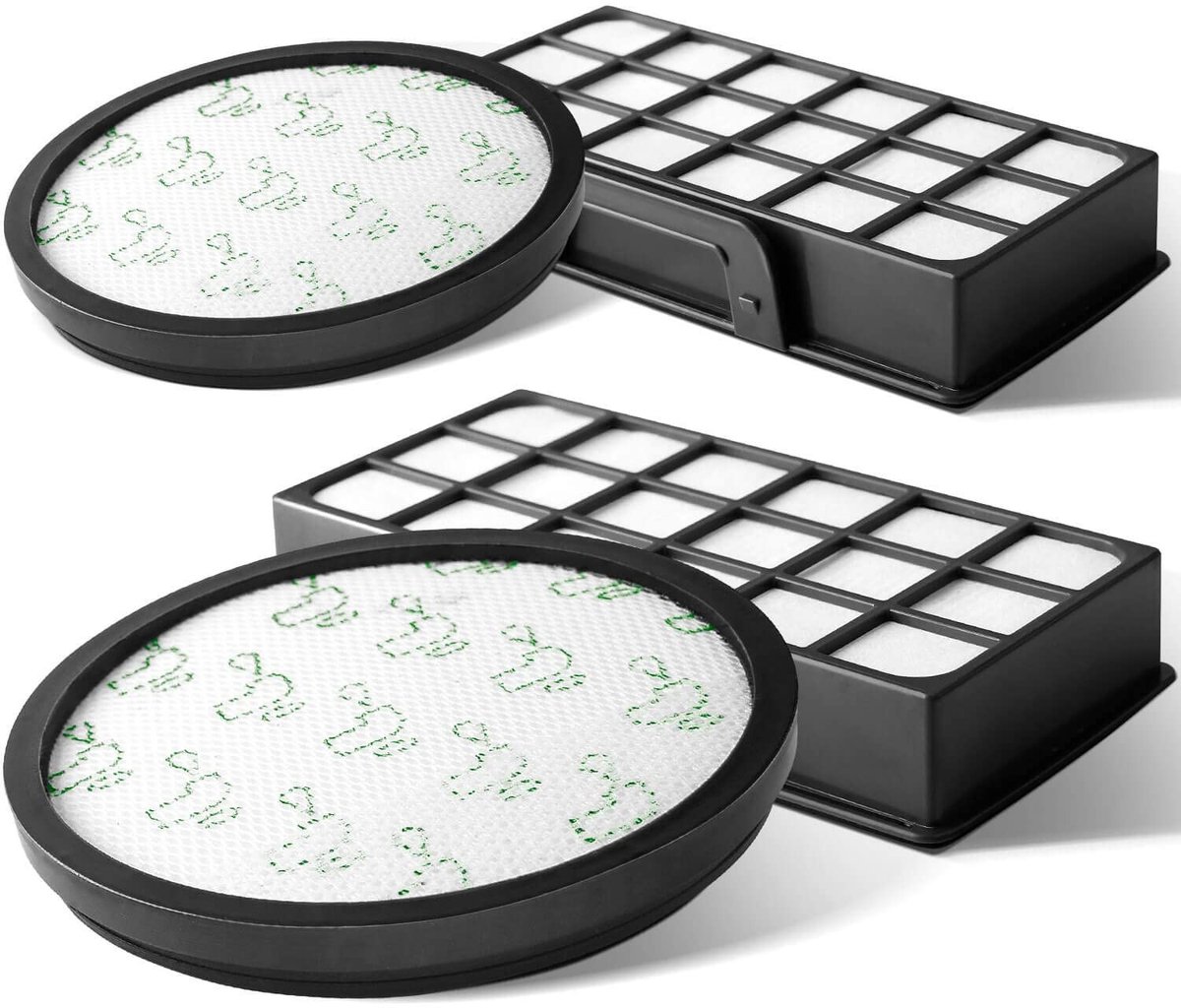 Omgoods - Set van 2 Vervangfilters voor Cyclonische Stofzuiger