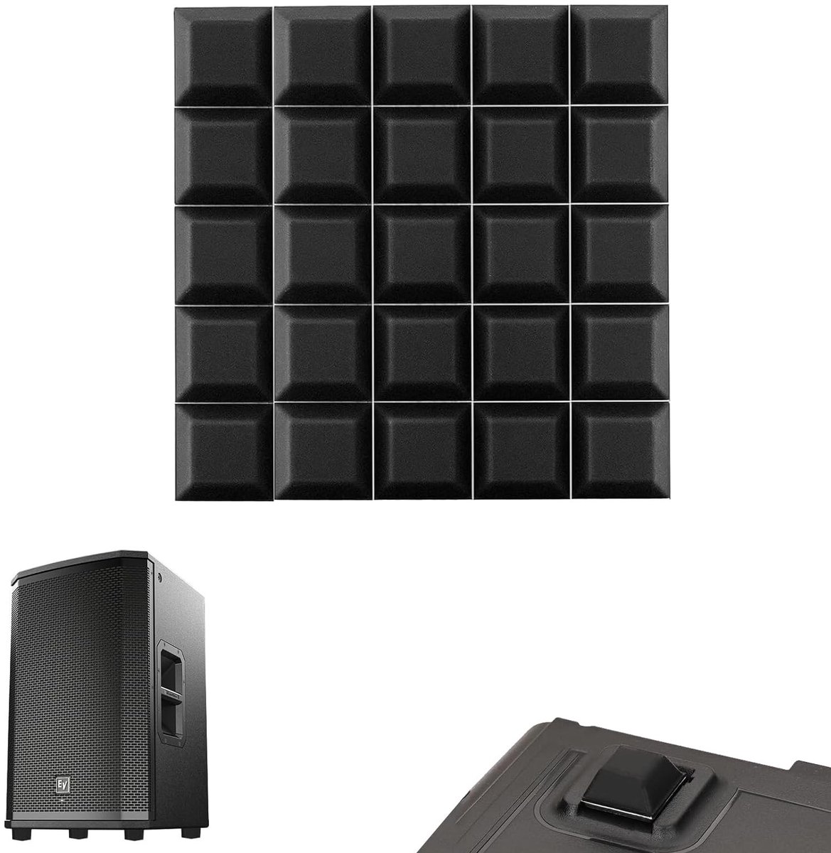 Omgoods - Set van 25 Zelfklevende Rubberen Buffers voor Meubels