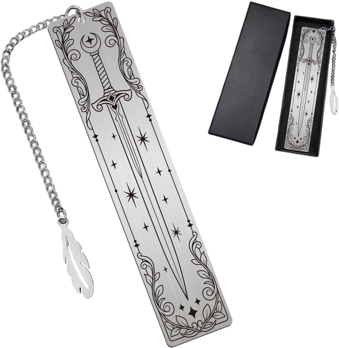 Omgoods - Metalen Boekenleggers met Charme in Geschenkt doos