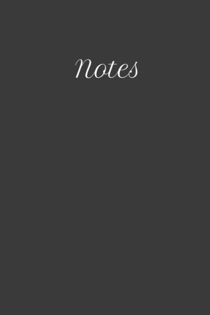 Black Notes Book