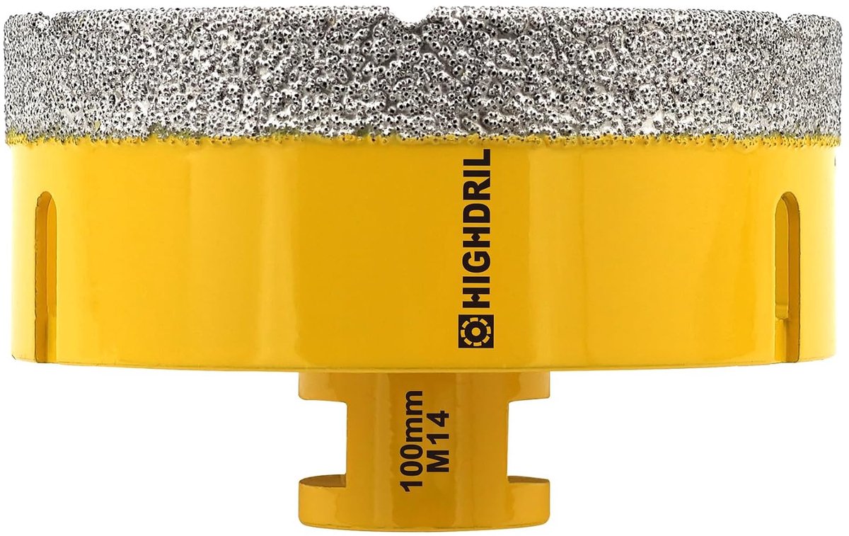 Diamant Kernboor 100mm voor Porselein, Tegels, Graniet en Marmer