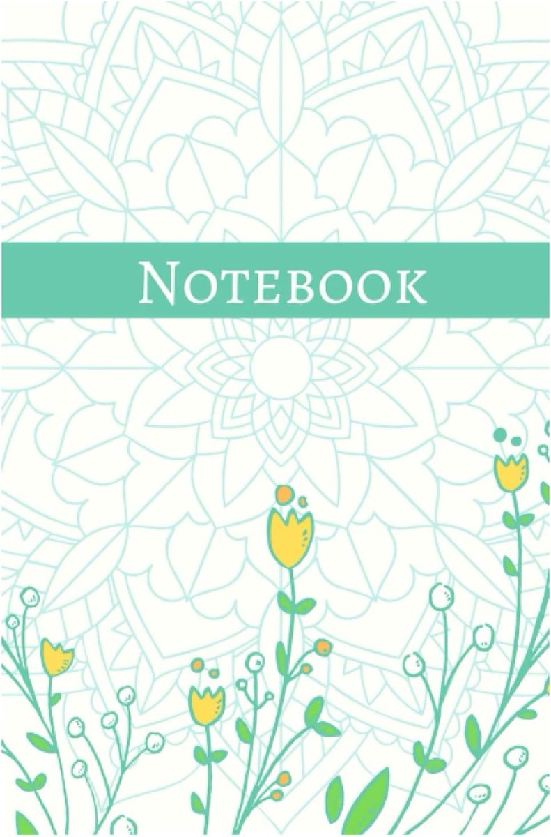 For School/College/Office: A fresh floral notebook for all your note taking needs