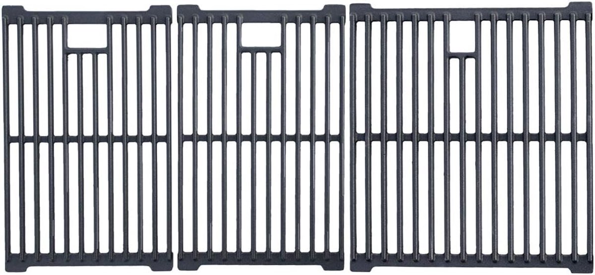 Basic 6 + 1 gietijzeren grillroosterset, roest-accessoires