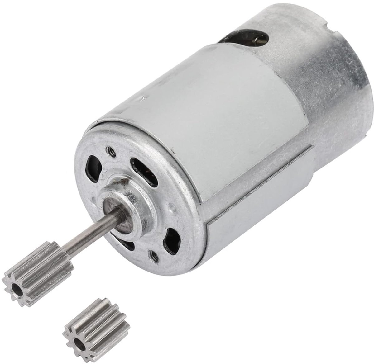 6V micromotor, hoge snelheid, voor elektrisch speelgoed, auto, motorfiets, met 2 tandkoppen (550-10.000)