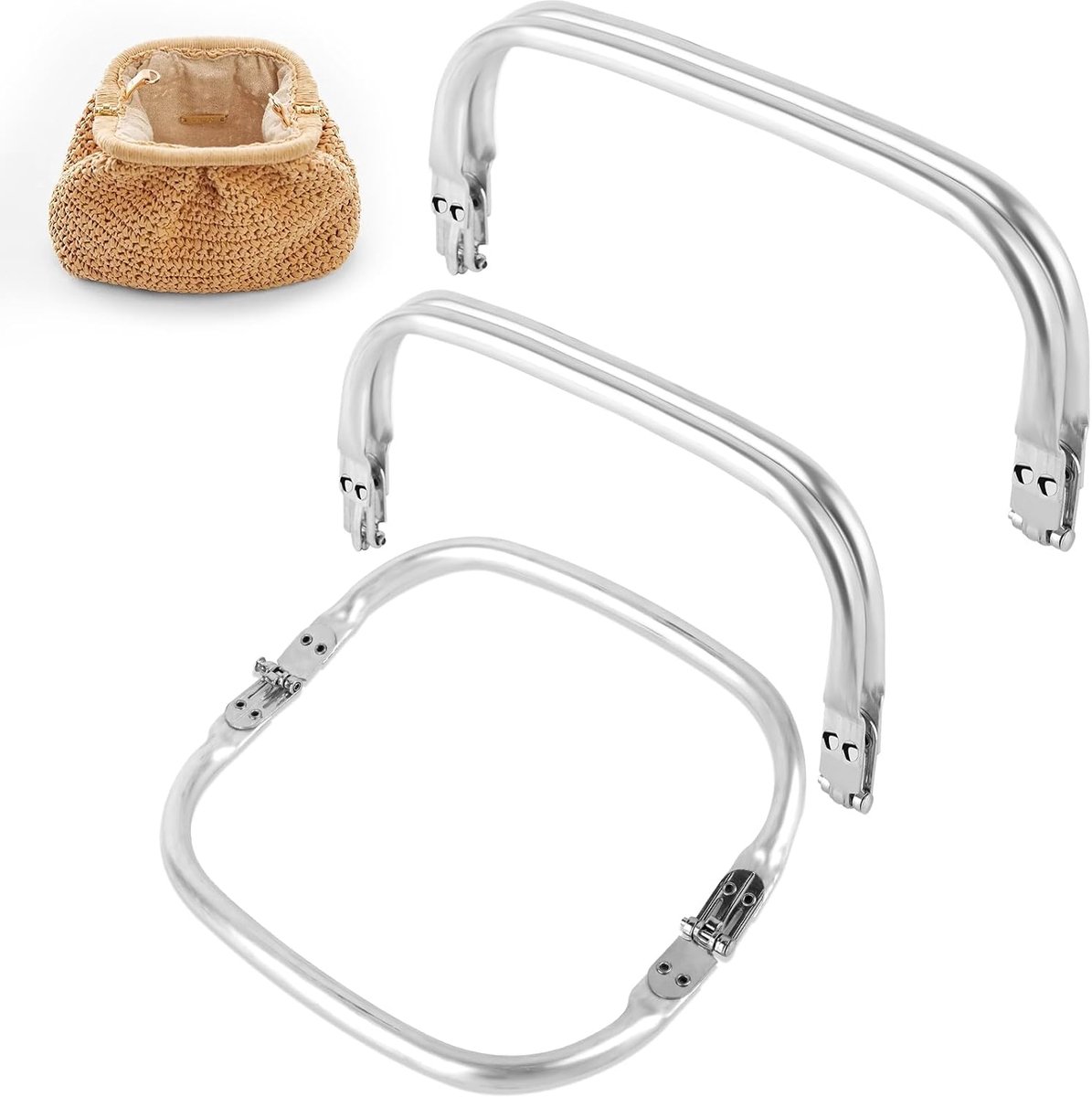 3 stuks handgrepen voor handtasframe