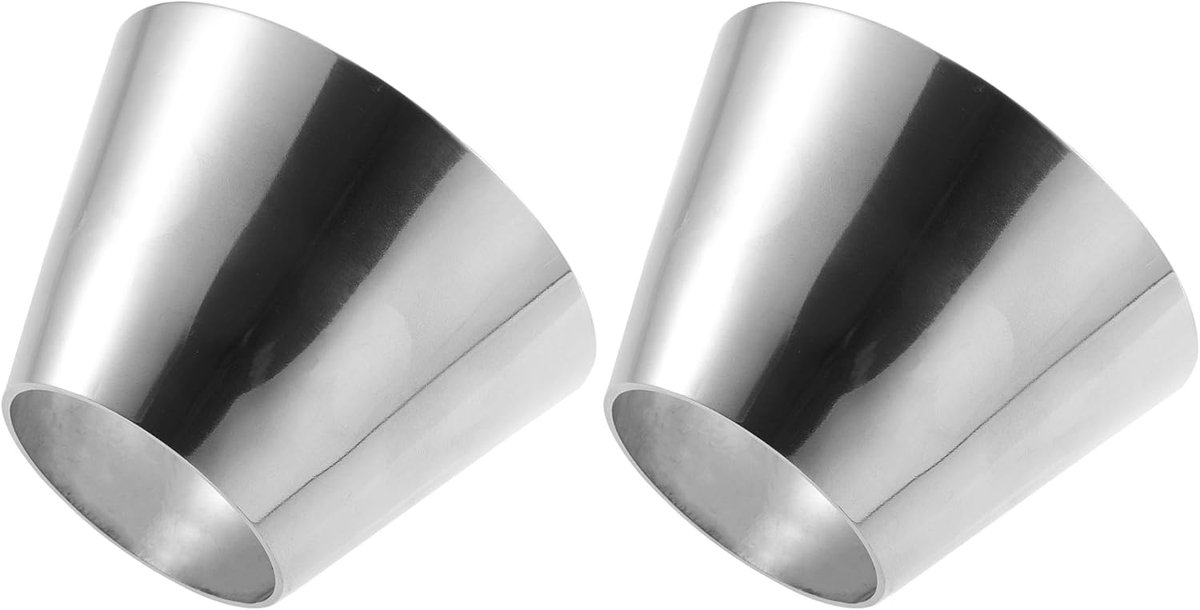2 Stuks Car Mandrel Uitlaat Bocht Pijp Concentrische Reducer 2" Tot 3.5" OD