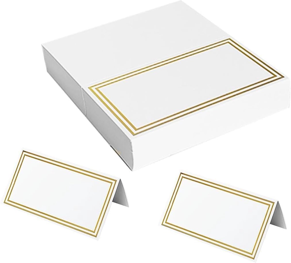 20 stuks tafelkaarten bruiloft - 9 x 10 cm naambordjes bruiloft - tafelkaarten blanco - blanco plaatskaarten - blanco naambordjes bruiloft - naambordjes tafel - voor verjaardag - feest - doop