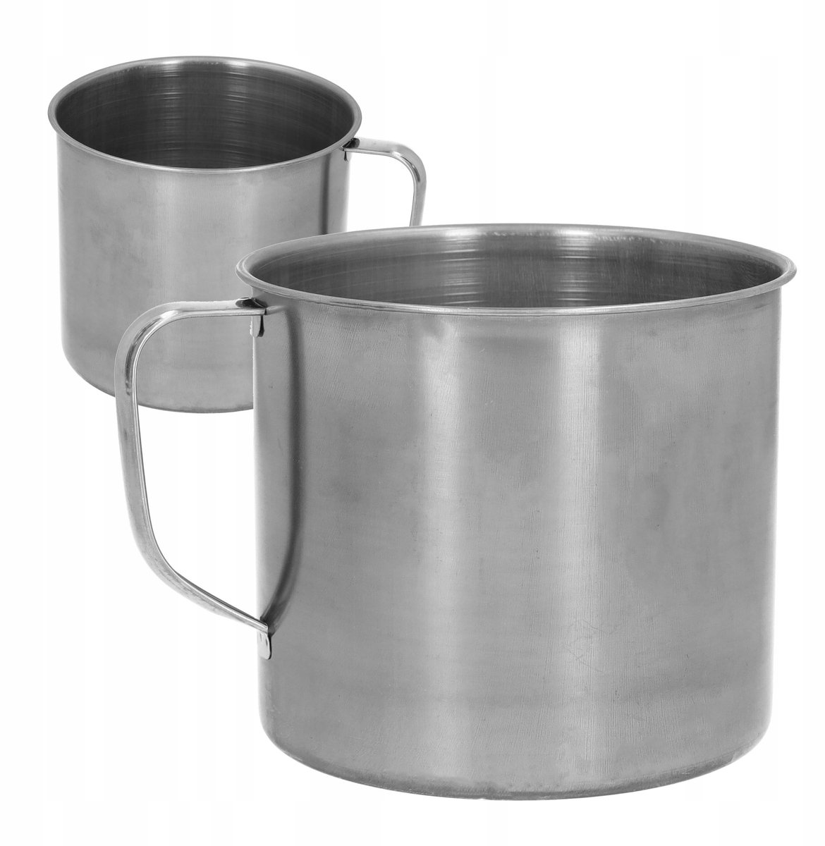 Grote Metalen Mok 1.3L - Duurzaam voor Kamperen & Survival