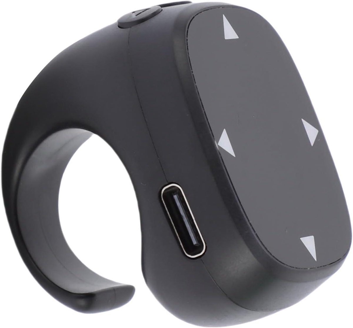 Scrollring Afstandsbediening - Pager Turner Clicker - Video's Bekijken - Bluetooth 5.3 Connectie - 10 Meter Bereik - Zwart