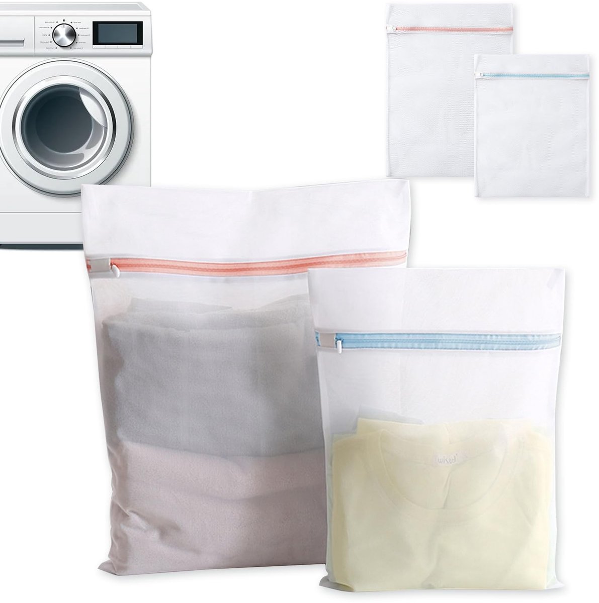 SolidKeus - Set van 2 Mesh Waszakken voor de Wasmachine