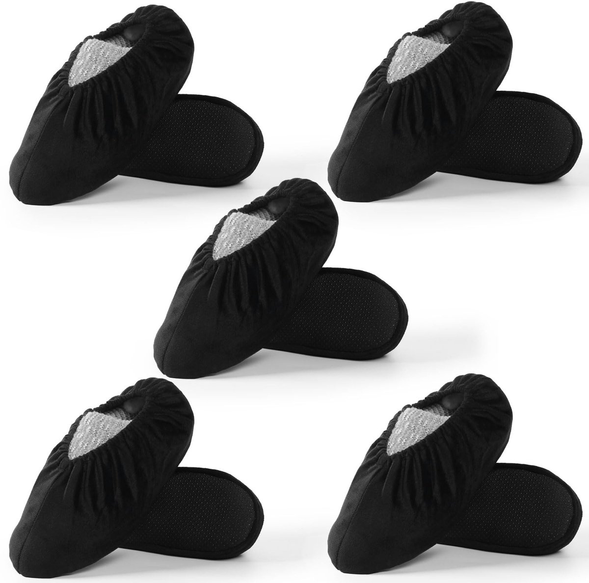 SolidKeus - Wasbare Overschoenen 5 Paar met Antislip en Ademend Materiaal