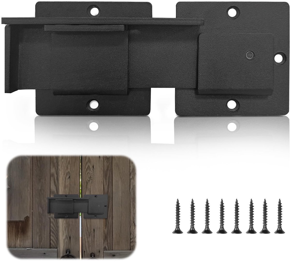 SolidKeus - Flip Gate Latch Lock met Hangslotopening