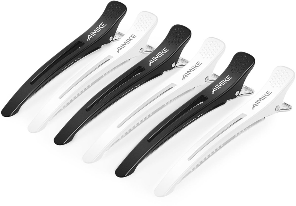 SolidKeus - 6 Stuks Antislip Haarclips voor Stijl en Sectie
