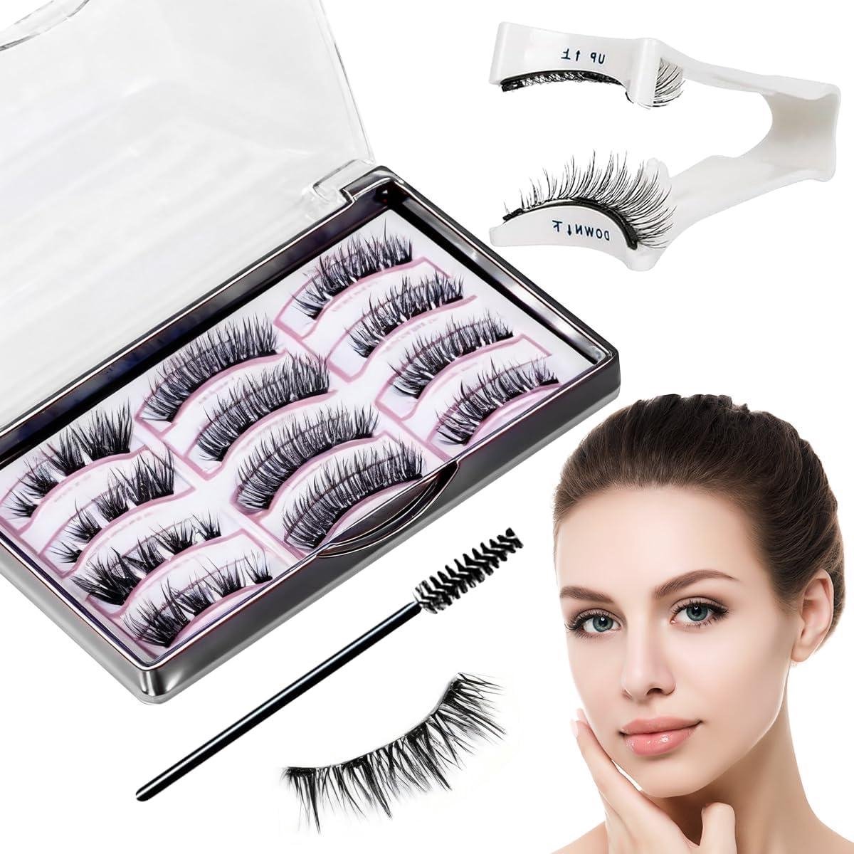 Magnetische Wimpers - Natuurlijke Look - Dagelijkse Make-up - Zonder Lijm - 6 Paar - Zwart