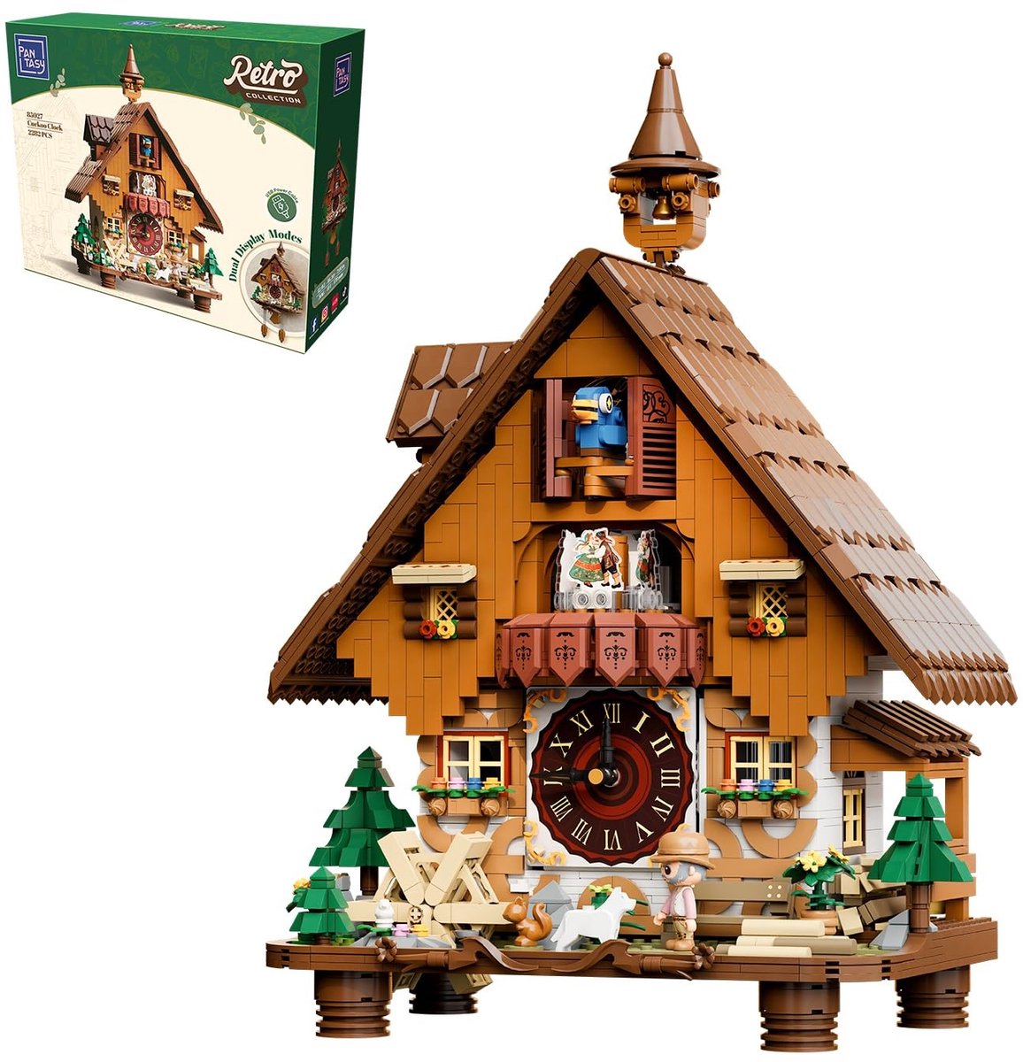SolidKeus - Cuckoo Clock Bouwset met Motor voor Volwassenen