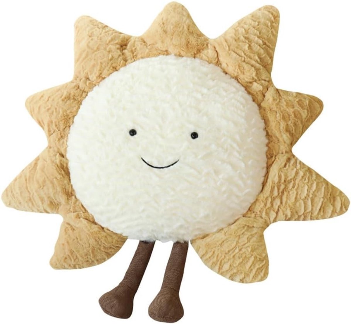 Zachte Pluche Kussen in Zonnige Ster en Maan Vorm | Creatieve Decoratie voor Kinderkamer | Perfect als Verjaardagscadeau voor Jongens en Meisjes