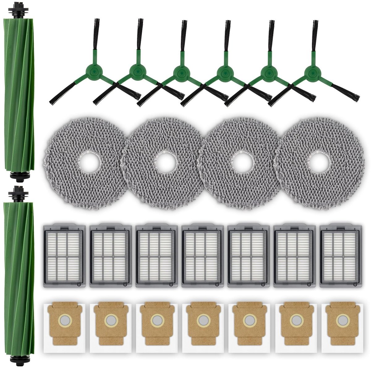 SolidKeus - Accessoireset voor iRobot Robotstofzuiger met Borstels en Filters
