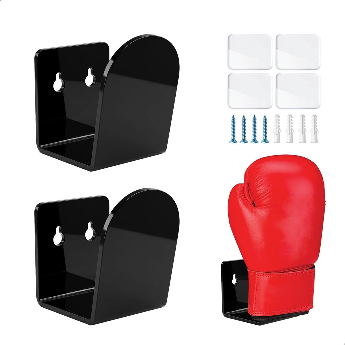 SolidKeus - Wandhouder voor Bokshandschoenen en Sporthandschoenen
