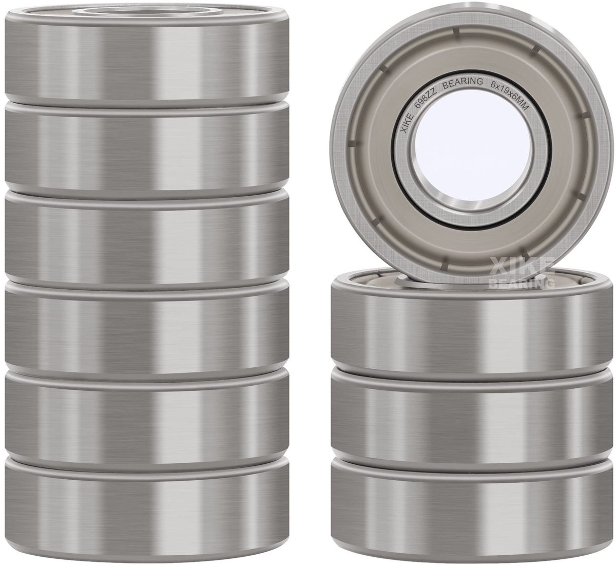 SolidKeus - Set van 10 Micro Kogellagers 698ZZ 8x19x6mm