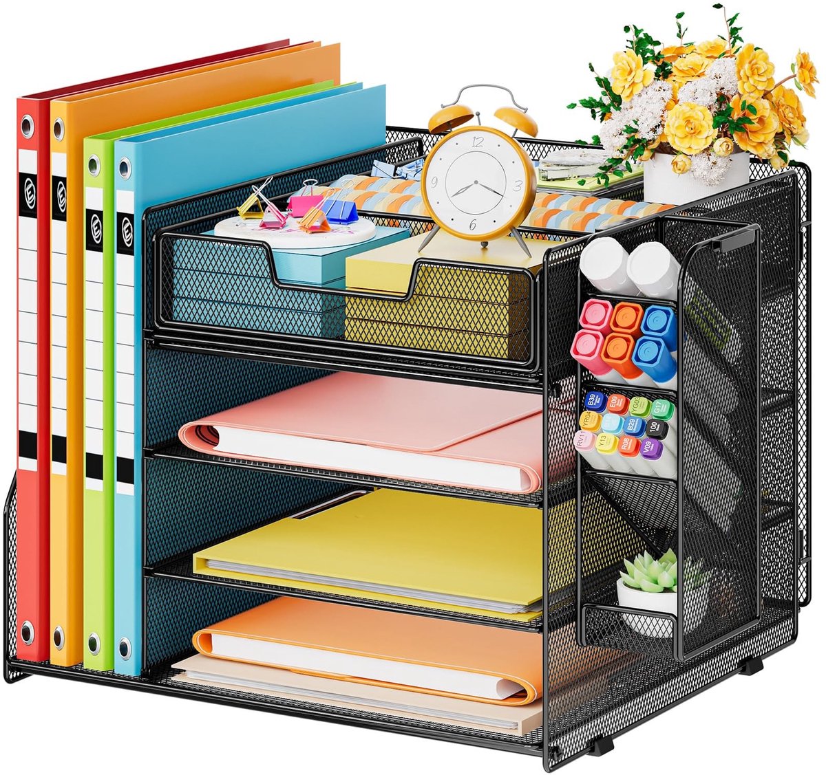 SolidKeus - Bureau Organizer met 4 Lagen en 1 Pennenhouder