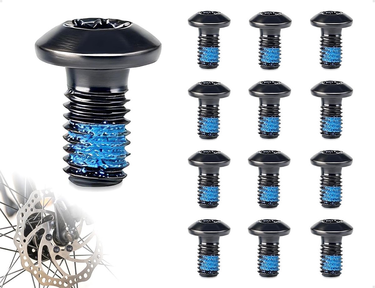 SolidKeus - 12 Stuks Fietsremschijven met Antislip Rubber