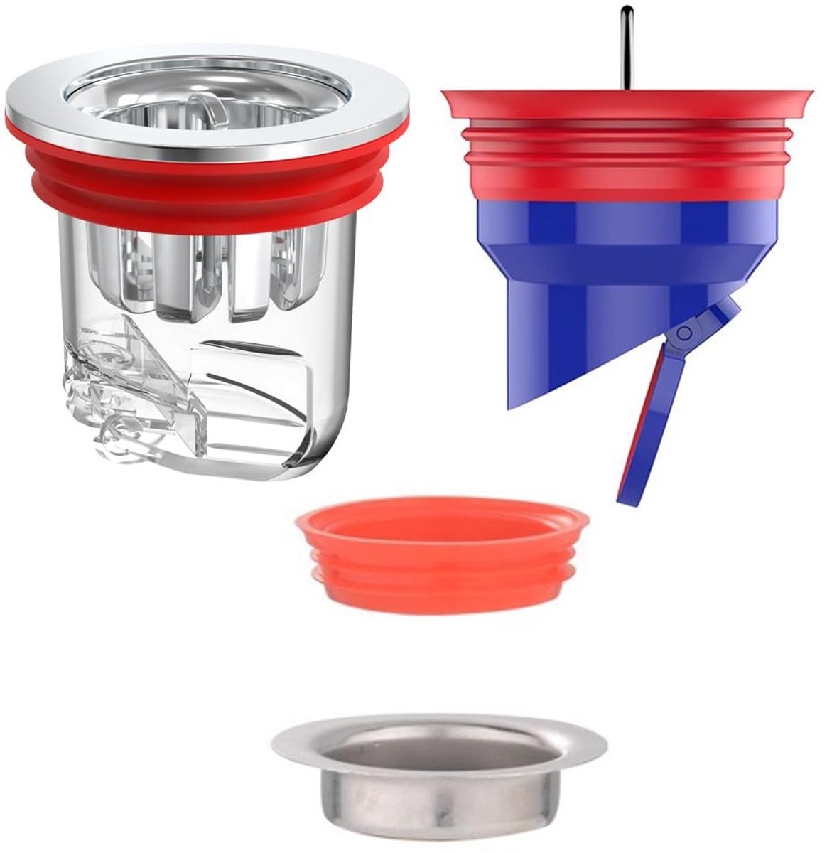 SolidKeus - Set van 2 Geurafsluiters voor Afvoer met Magnetische Technologie