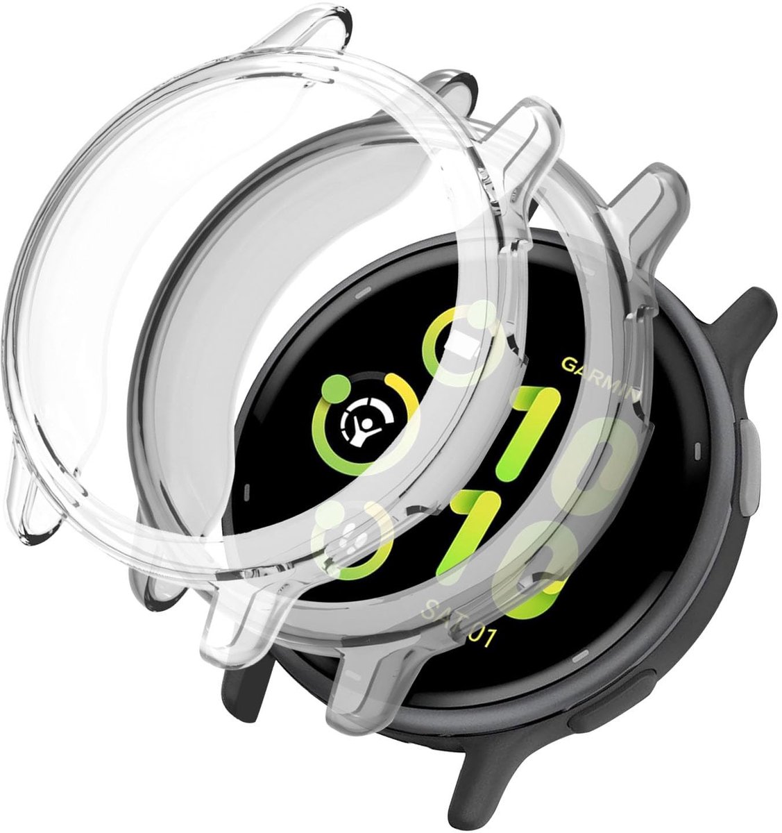 SolidKeus - 2 Stuks TPU Beschermhoes voor Garmin Vivoactive 5