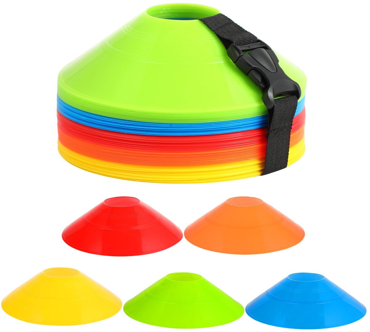 SolidKeus - Set van 50 Marker Caps voor Sporttraining