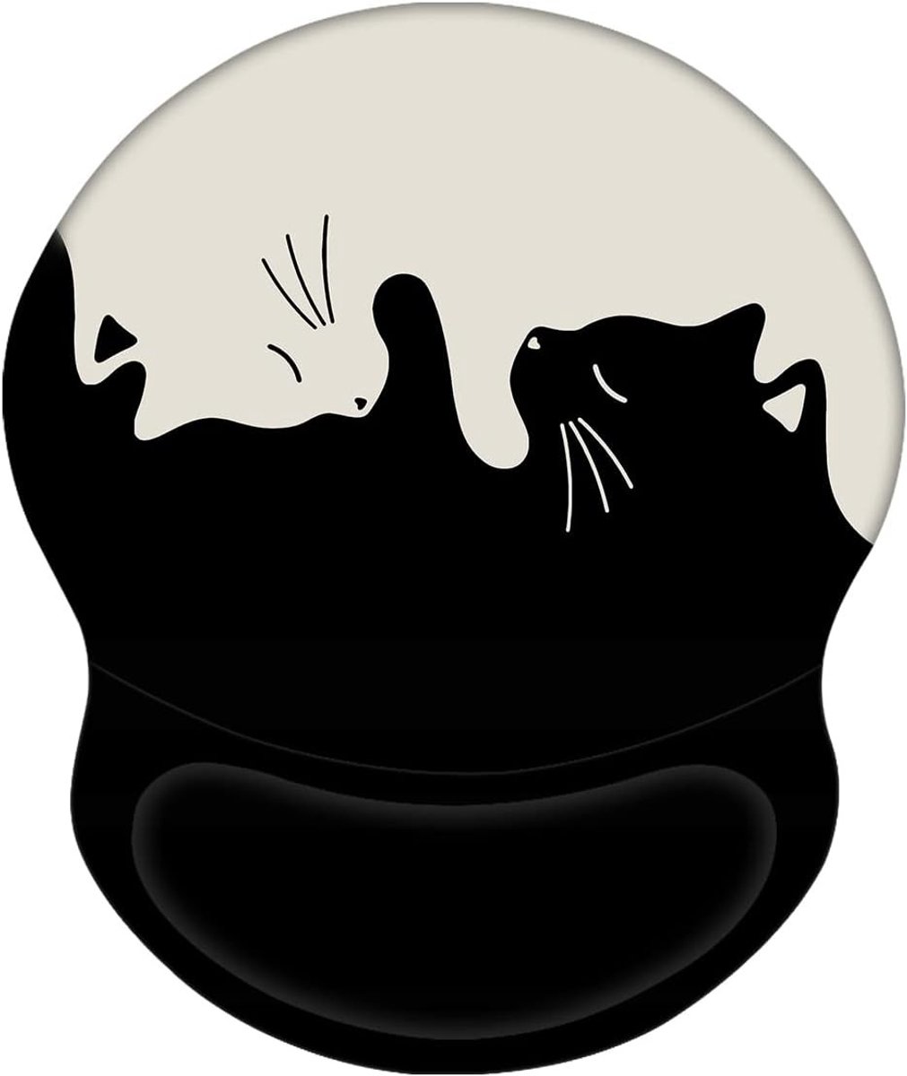 Ergonomische Muismat met Gel Kussen voor Comfortabel Gebruik en Dierenmotief
