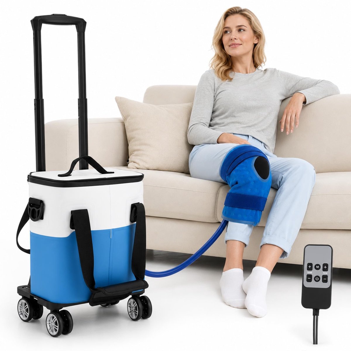 SolidKeus - Koude Therapiemachine met 19L Capaciteit voor Pijnverlichting