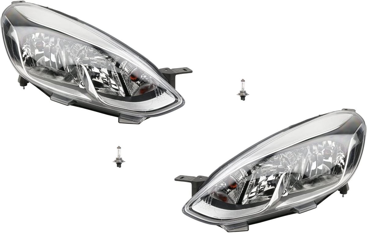 Koplampen Halogeen Geschikt voor Ford Fiesta 17- H15 met H7 Set Links Rechts