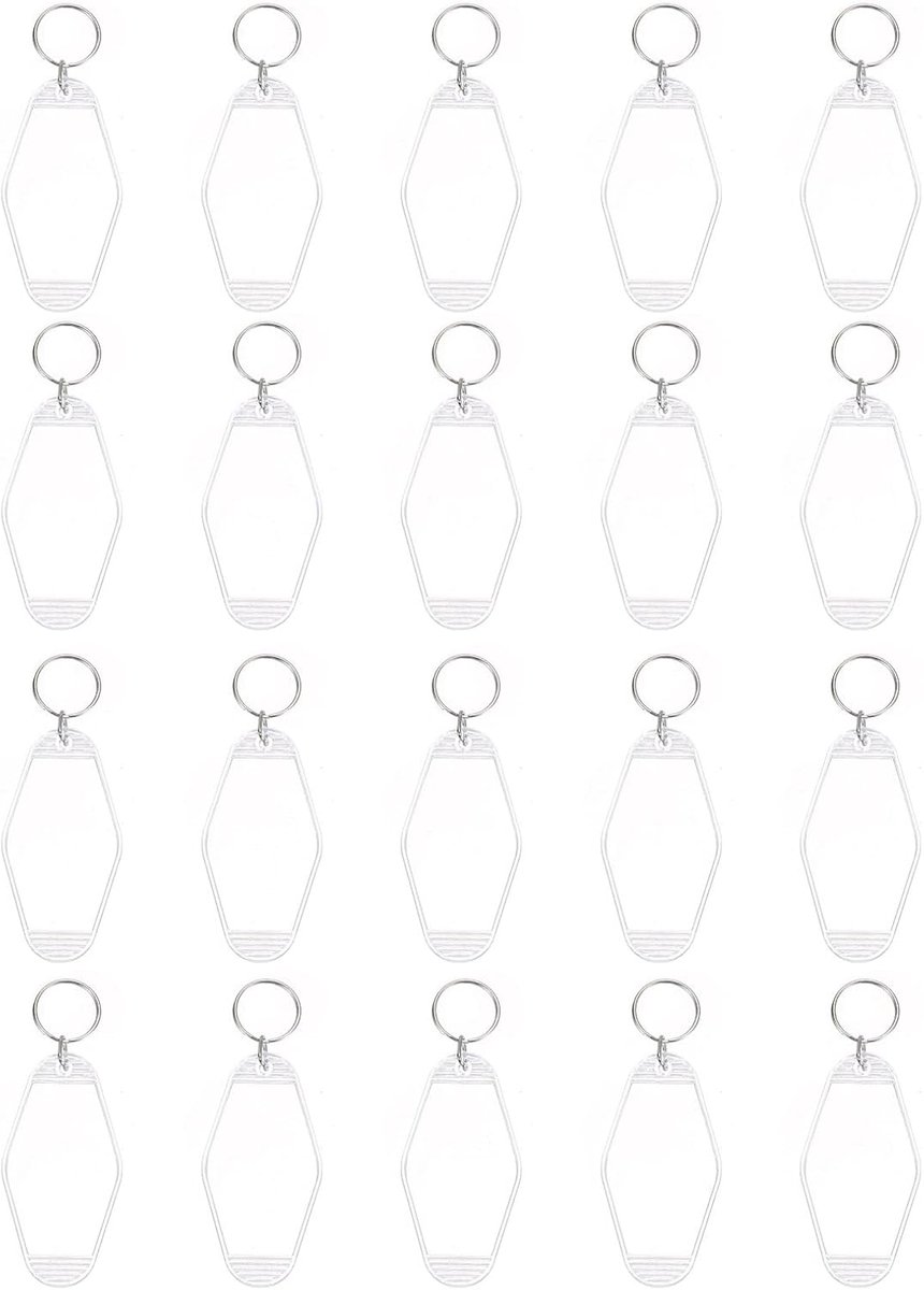 Vintage Motel Keychain, Lege Hotel Keychain Key Tag