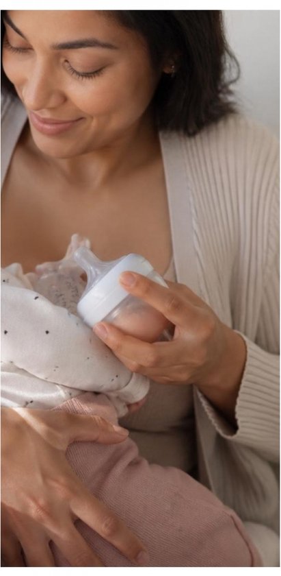 Philips Avent Réflexe de succion naturel - Vitesse 0+ Mois, Lot de 2 - SCY962/02 - Tétines de bouteille