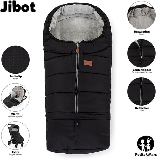 Baby Slaapzak - Voetenzak Kinderwagen - Warm Blijven - Waterdicht Winddicht - 110 cm - Blauw — afbeelding 2