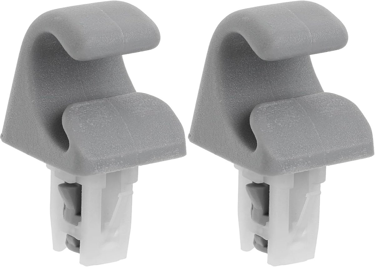 SnelShoppen - 2 Stuks Auto Zonneklep Haak Beugel 74348-06030 Geschikt voor Camry 2002-2008, Corolla 2003-2008, Highlander 2001-2007, Prius 2004-2015