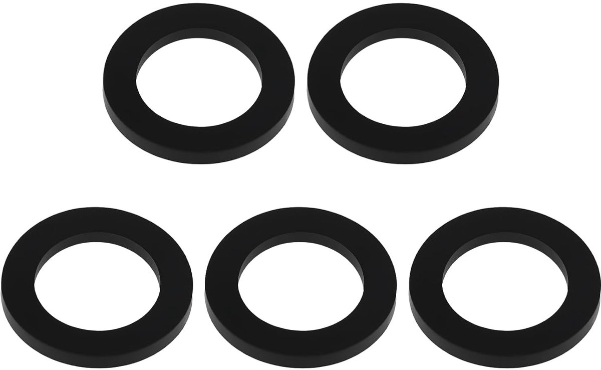 SnelShoppen - 5 Stuks Waterpomp Pakking Rubber Ring 30x20x3mm Dichting voor 1" Tuinpomp Slang Aansluitingen, Ideaal voor Tuin, Irrigatie en Waterpompe