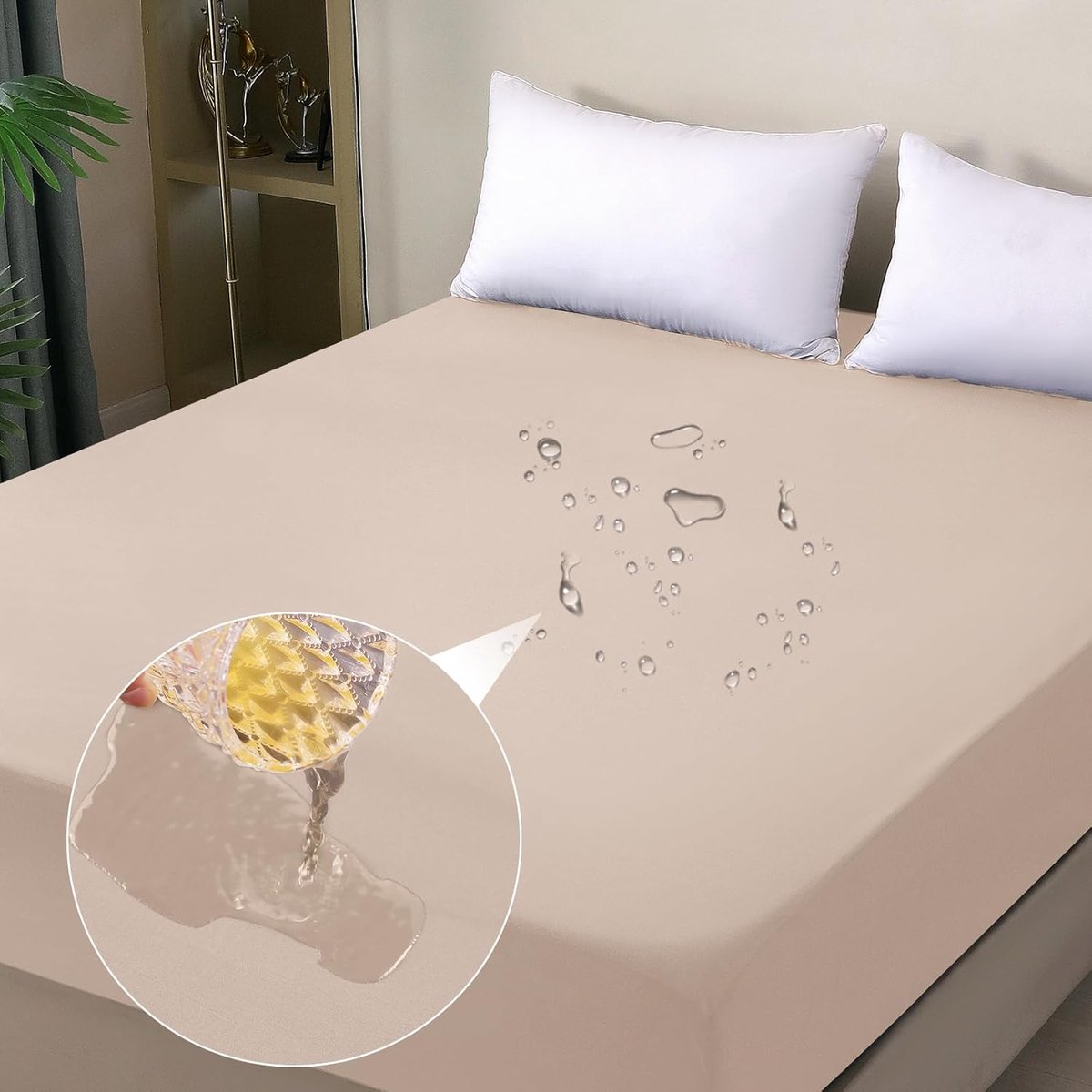 Matrasbeschermer 90x200 cm - Waterdicht - Ademend - Bescherming tegen vocht en vlekken - ShopVlot