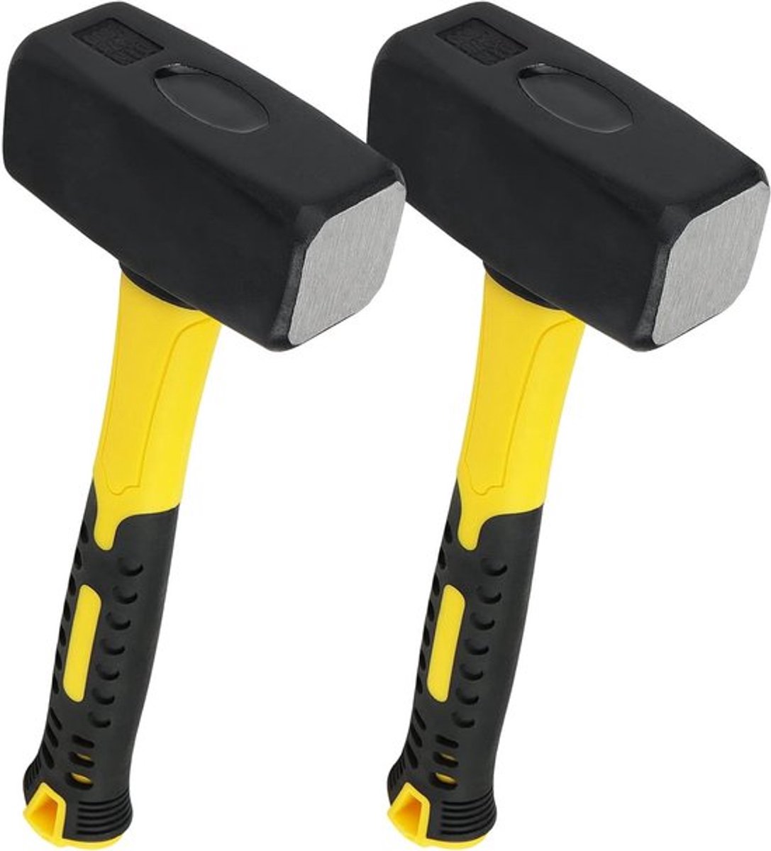 Set van 2 Handschoenen en 1500 g Sledgehammer met Fiberglass Handvat voor Metselwerk en Bouwprojecten